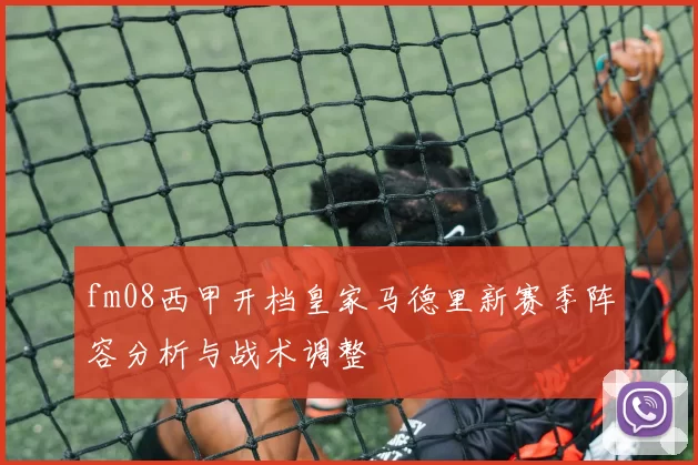 fm08西甲开档皇家马德里新赛季阵容分析与战术调整